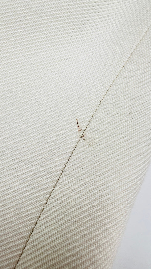 Gilet bianco doppiopetto