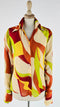 Camicia vintage con stampa astratta