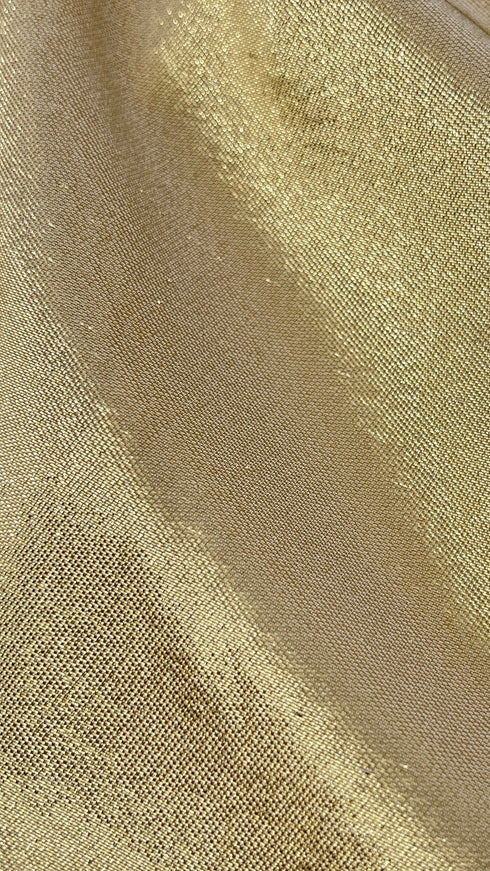 Top seta dorata