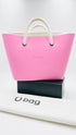 Shopper rosa manici in corda