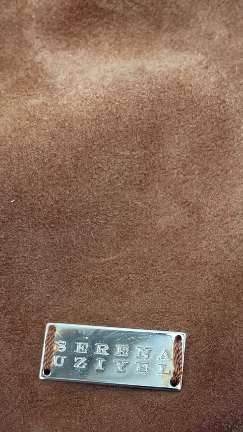Borsa pelle e suede