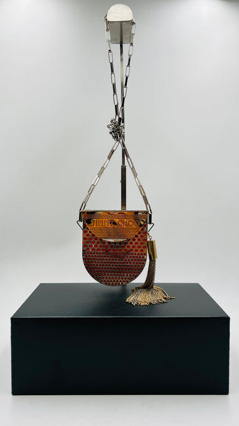 Borsa a tracolla in metallo