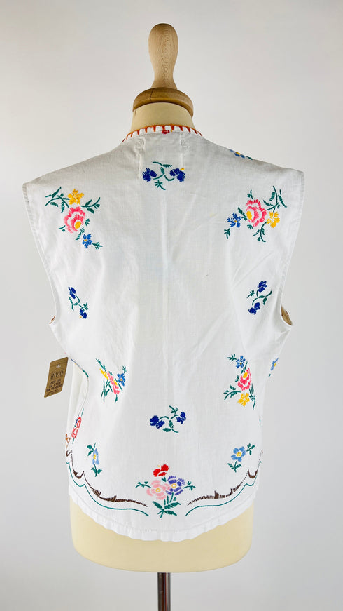 Gilet leggero ricamato