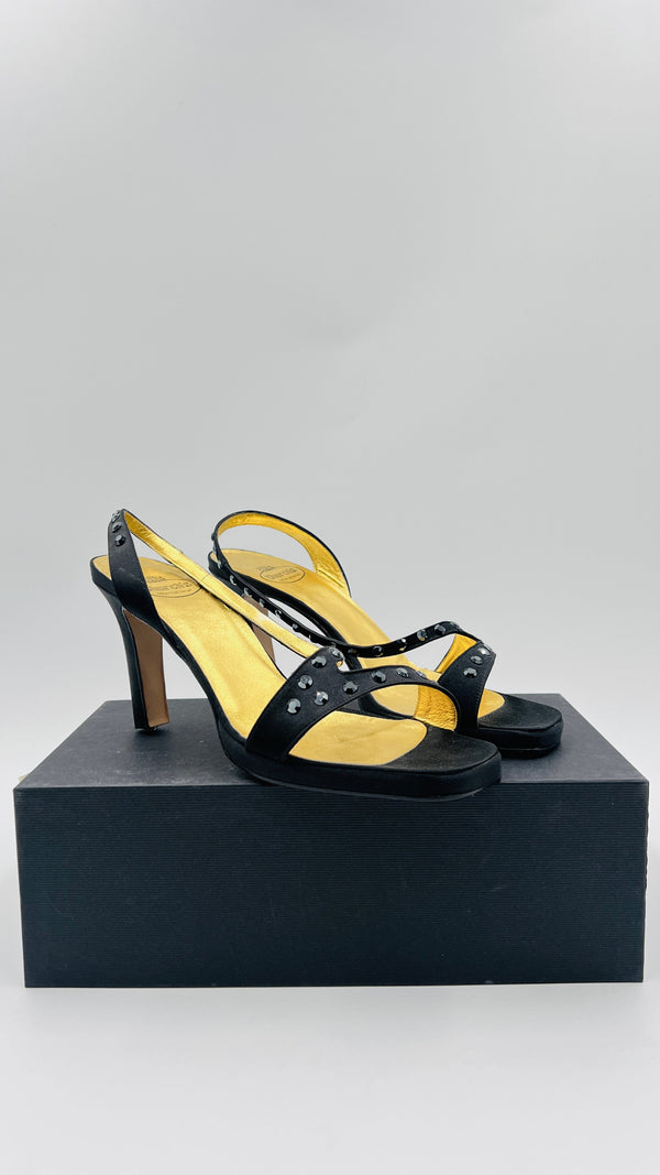 Slingback con strass