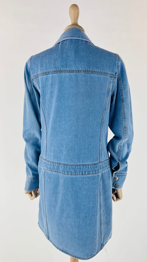 Abito midi in denim