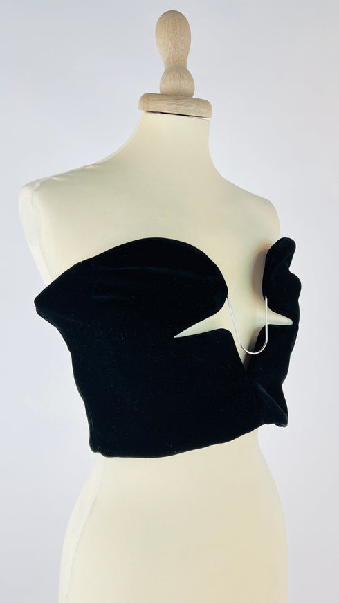 Bustino in velluto SS23