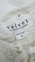 Blusa con laccetti al collo