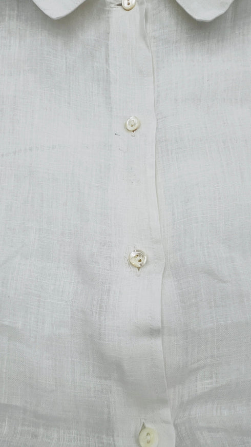 Camicia con motivo orlo a giorno