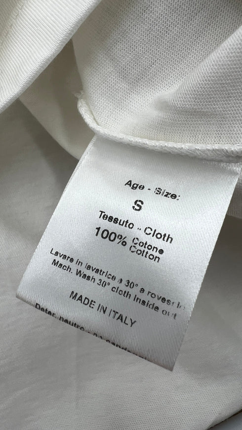 T-shirt crop con maniche in maglia