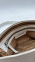 Borsa a spalla/mano in pelle bianca