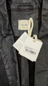 Blazer pelle con cartellino