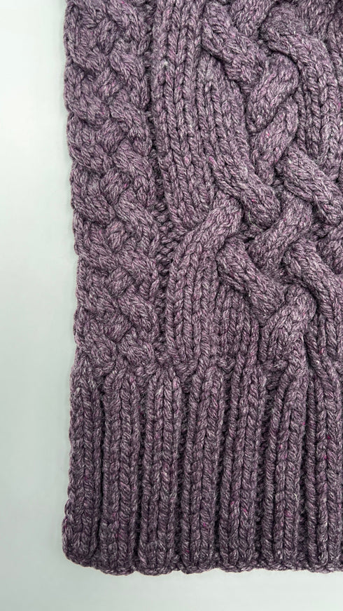 Sciarpa a maxi trecce