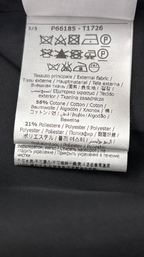 Abito midi jacquard nero