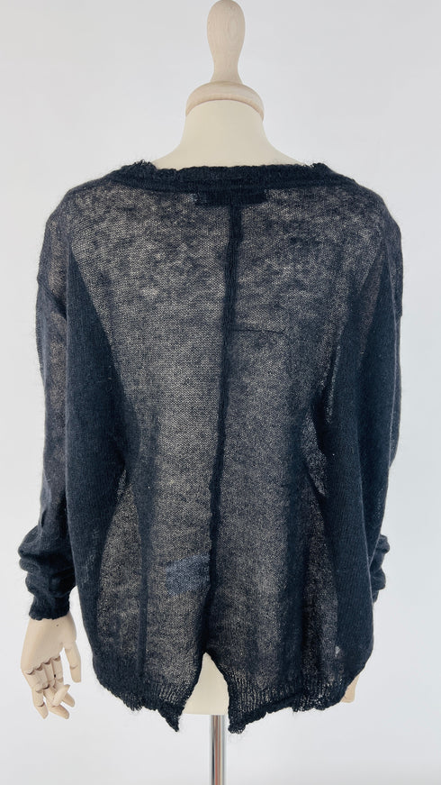 Maglia over girocollo