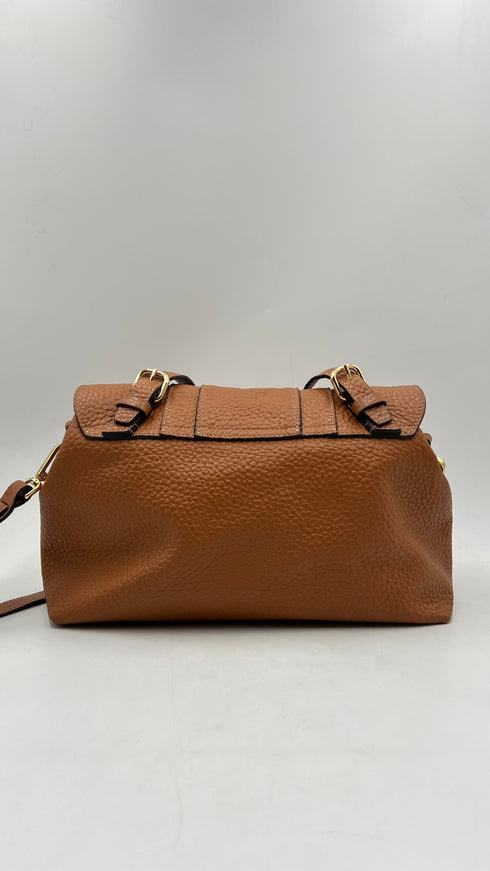 Borsa in pelle martellata