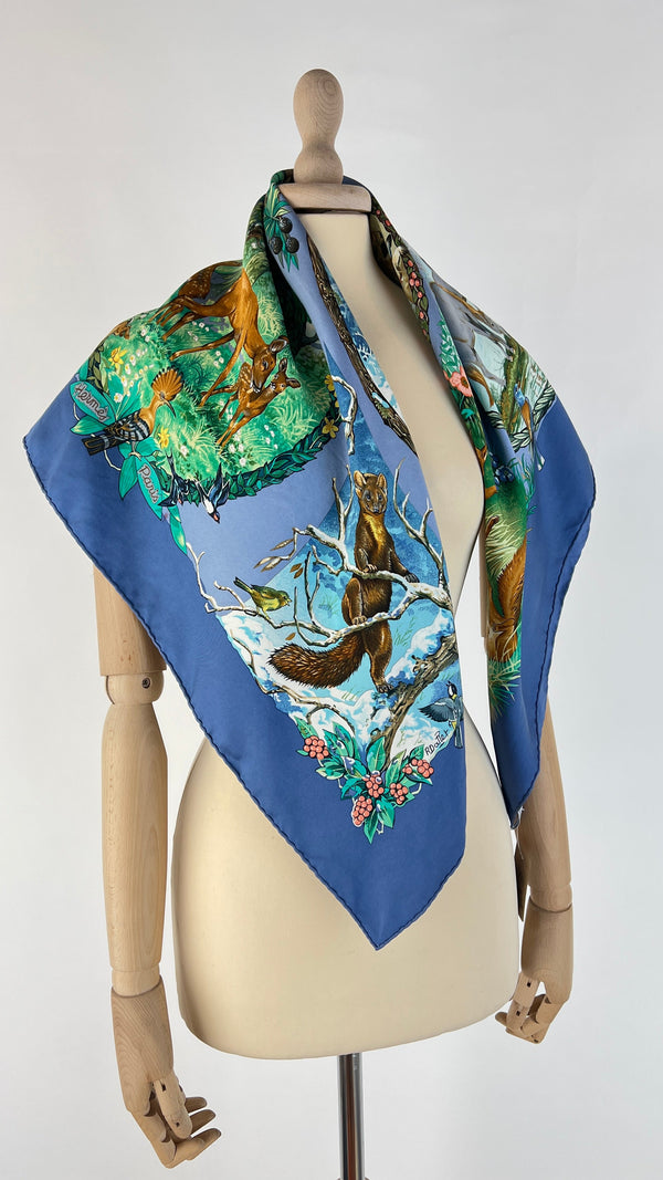 Foulard "Les Quatre Saisons"
