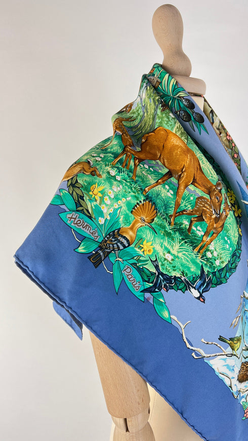 Foulard "Les Quatre Saisons"