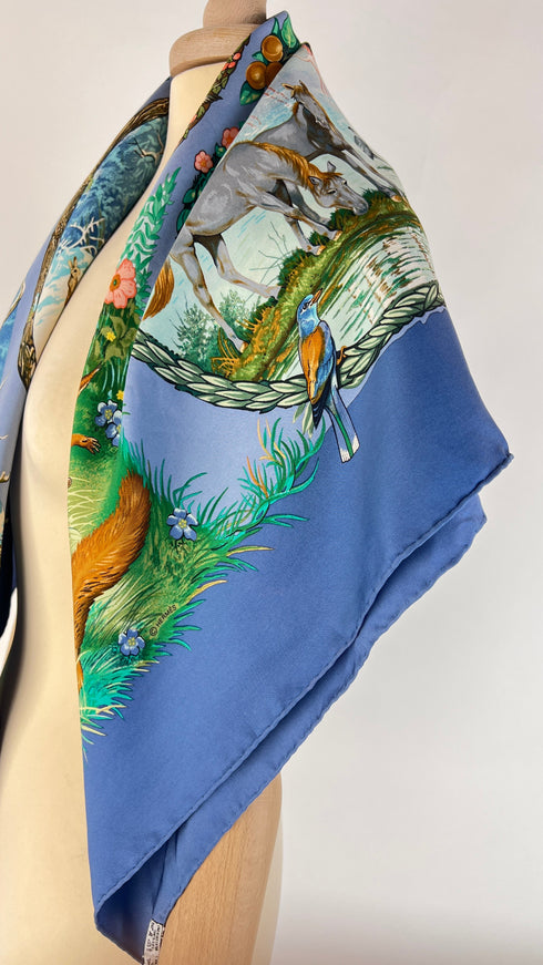 Foulard "Les Quatre Saisons"