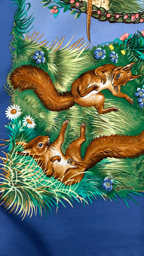 Foulard "Les Quatre Saisons"