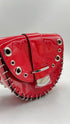 Marsupio in vernice rosso