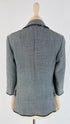Blazer lana sfrangiata