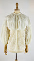 Camicia con macro volant