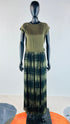 Abito lungo tartan