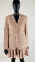 Completo in tweed rosa