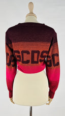 Maglia cropped lurex Gcds