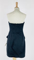 Abito corto bustier nero