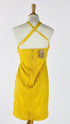 Abito bustier con scialle