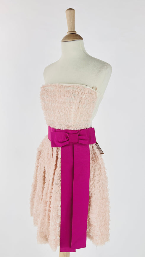Abito corto in organza