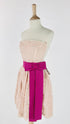 Abito corto in organza