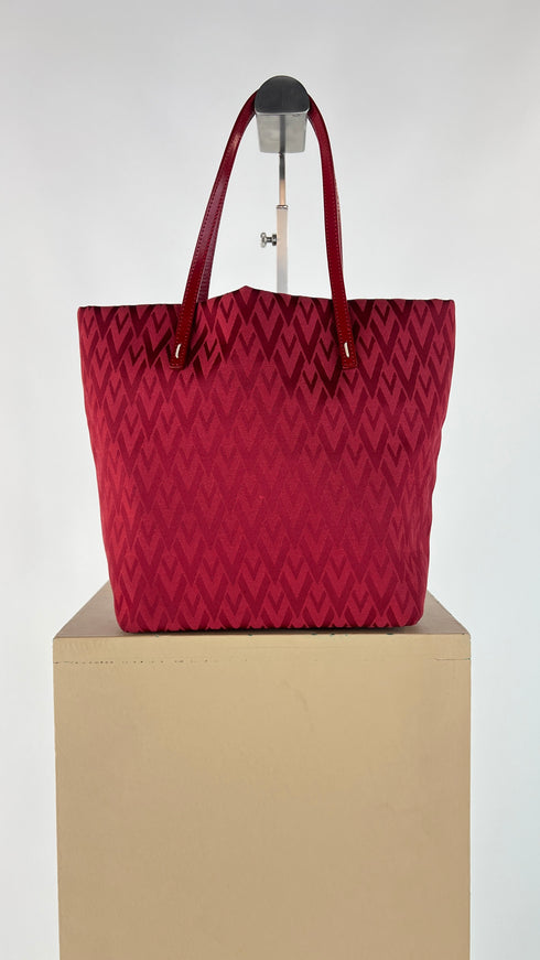 Mini tote jacquard V-Fabric