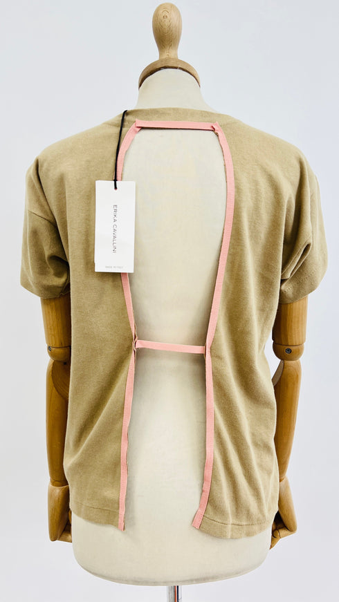 T-shirt open-back