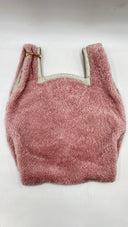 Borsa in shearling rosa Simonetta Ravizza