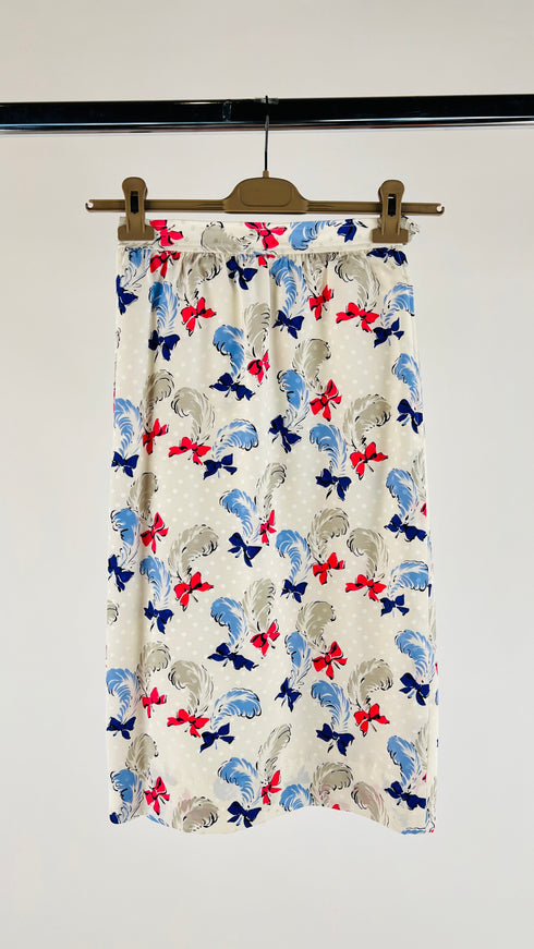 Gonna tubino stampata vintage