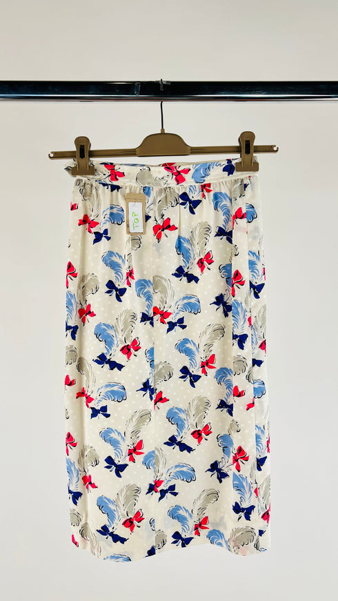 Gonna tubino stampata vintage