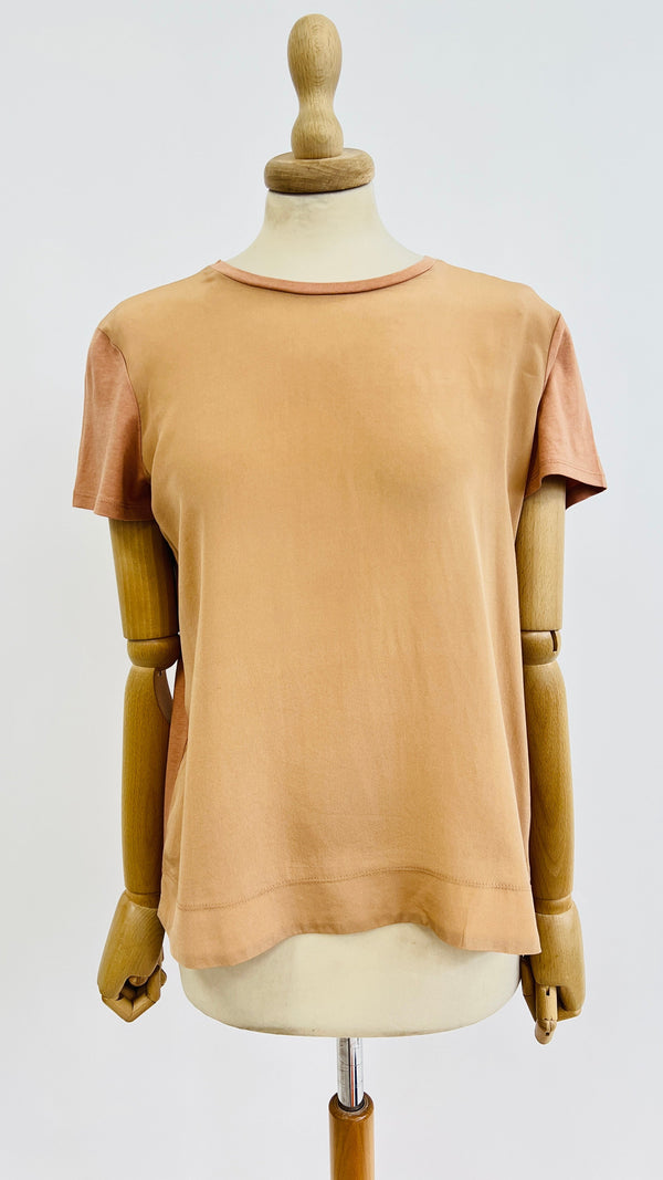 T-shirt doppio tessuto