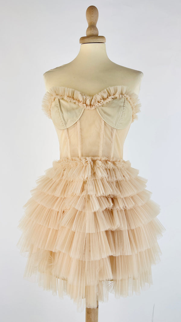 Abito corto tulle