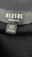 Abito felpa corto nero VERSUS VERSACE