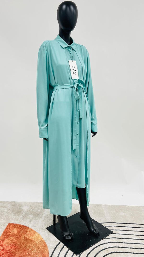 Chemisier lungo con cartellino