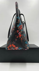 Borsa in pelle a fiori GIANNI CHIARINI