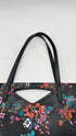 Borsa in pelle a fiori