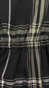 Abito midi tartan