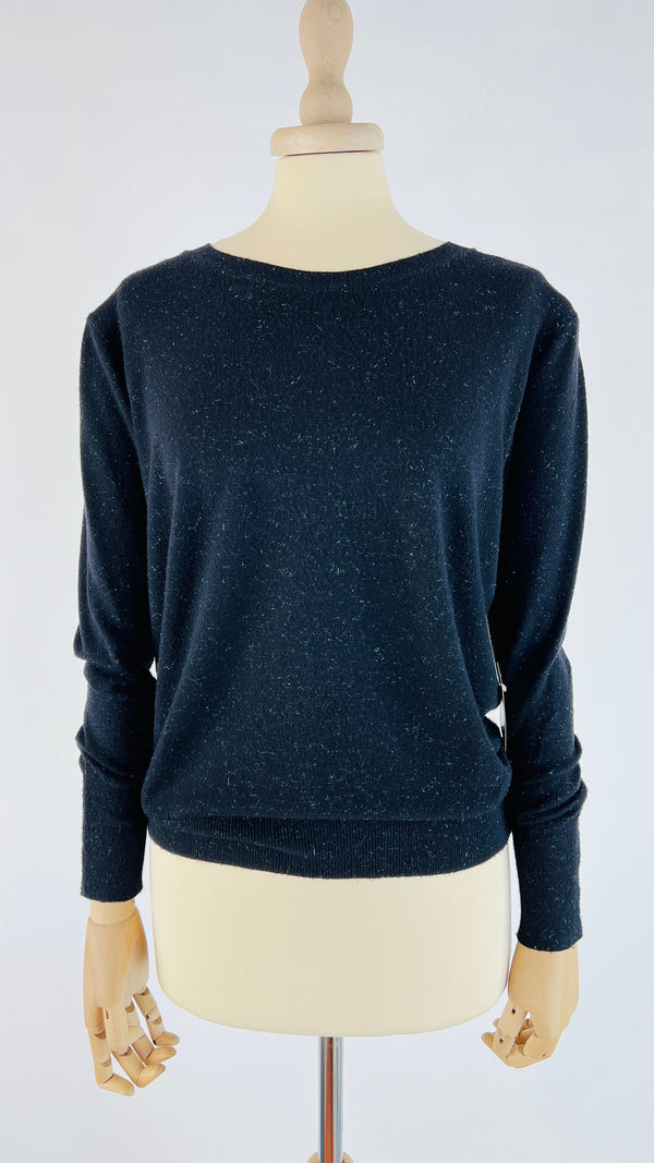Maglione girocollo glitter