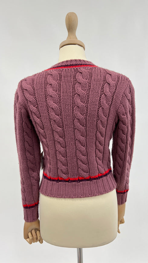 Maglione corto logo