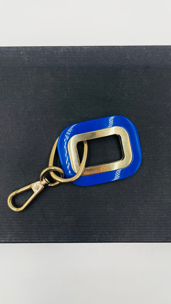 Portachiavi blu e oro