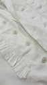 Camicia asimmetrica bianca