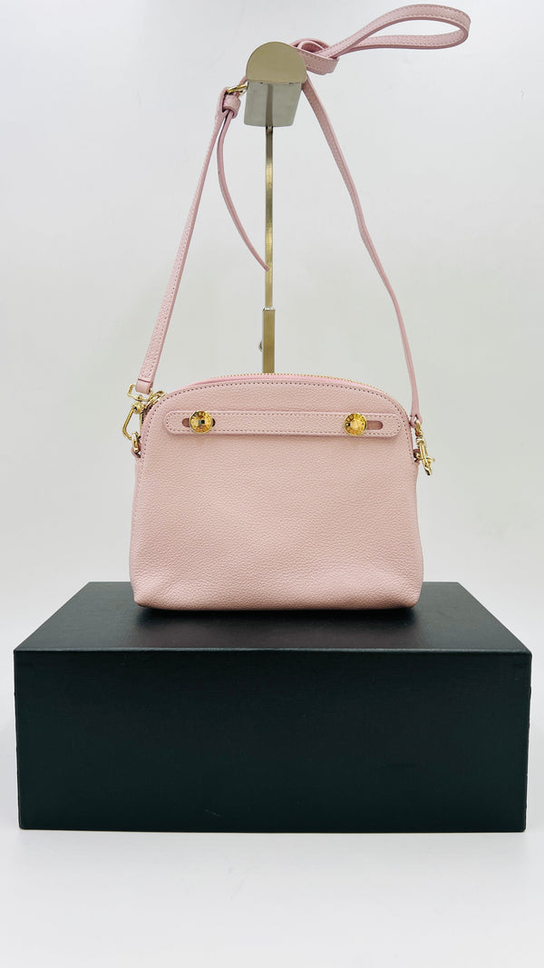 Borsa pelle con tracolla